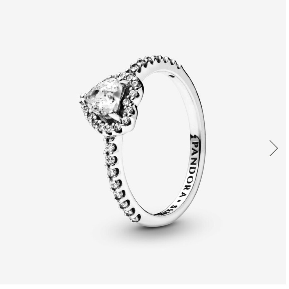 Pandora Elevated Heart Ring
